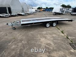 Twin Axle Car Transporter Trailer 3500kg 5,5m long Beavartail Trailer 18ft x 7ft
