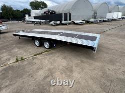 Twin Axle Car Transporter Trailer 3500kg 5,5m long Beavartail Trailer 18ft x 7ft