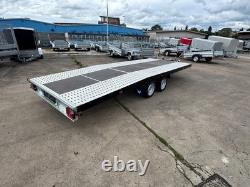 Twin Axle Car Transporter Trailer 3500kg 5,5m long Beavartail Trailer 18ft x 7ft