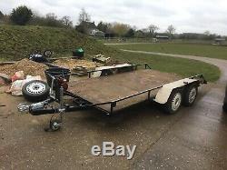 Twin Axle Car Transporter Trailer Flatbed