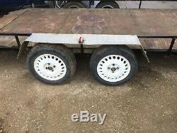 Twin Axle Car Transporter Trailer Flatbed