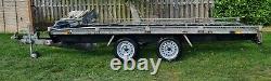 Twin Axle Car Transporter Trailer with Ramps