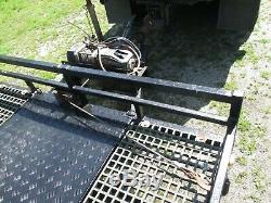 Twin Axle Car Transpoter Trailer, Heavy Duty, Winch, Ready to go. GRP floor