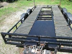 Twin Axle Car Transpoter Trailer, Heavy Duty, Winch, Ready to go. GRP floor