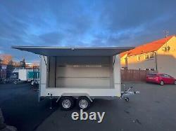 Twin Axle Catering/Food truck/ Burger Van trailer 3.61m x 1.51m x 2.1m 2000KG
