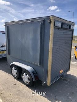 Twin Axle Cheap Catering Trailer With Roller Shutter Door Good Box To Start P/X