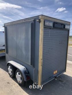 Twin Axle Cheap Catering Trailer With Roller Shutter Door Good Box To Start P/X
