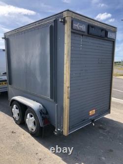 Twin Axle Cheap Catering Trailer With Roller Shutter Door Good Box To Start P/X