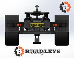 Twin Axle Fifth Wheel Trailer Dolly for arctic lorry commercial spec 5th wheel