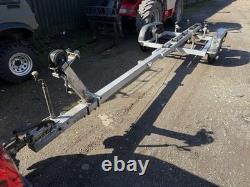Twin Axle Galvanised Bunk / Roller Boat Trailer With Brakes 2000kgs