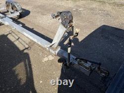 Twin Axle Galvanised Bunk / Roller Boat Trailer With Brakes 2000kgs