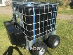 Twin Axle IBC Trailer ATV Livestock Equestrian Water Feeder