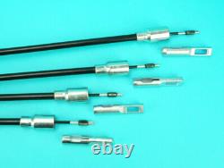 Twin Axle Long Life Brake Cables & EYELETS for Ifor Williams Trailer LM126G