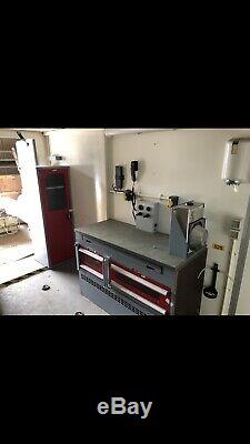Twin Axle Lynton Mobile Workshop Trailer With Bott Shelving And Bench, Tool Box