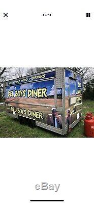 Twin Axle Mobile Burger Catering Food Van Trailer