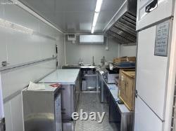 Twin Axle Mobile Food Trailer with Porch Catering Unit / Coffee / Bar Van/BBQ