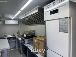 Twin Axle Mobile Food Trailer with Porch Catering Unit / Coffee / Bar Van/BBQ