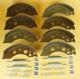 Twin Axle Set Of 200x50 Trailer Caravan Brake Shoes For Alko 200 X 50mm