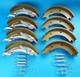 Twin Axle Set Of 203x40mm Trailer Brake Shoes For Knott Indespension Brian James