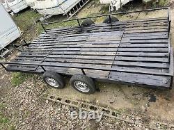 Twin Axle TRAILER Can Be Used As A Flat Bed Over 14 Ft X Over 7 Ft