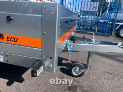 Twin Axle Tilt Trailer Flat Bed 750kg 8.7 x 4.1ft 264cm x 125cm UNBRAKED