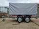 Twin Axle Trailer 8,7ft X 4,1ft With Canvas Cover H 110cm