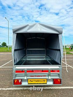 Twin Axle Trailer 8,7FT X 4,1FT with Canvas Cover H 110cm