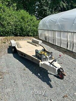 Twin Axle Trailer Based on a Caravan Galvanised Chassis