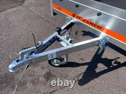 Twin Axle Trailer Flat Bed 750kg 8.7 x 4.1ft 264cm x 125cm UNBRAKED