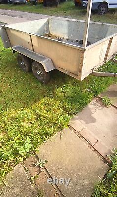 Twin Axle Trailer Galvanised 750kg UNBRAKED 48 x 77