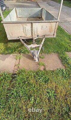 Twin Axle Trailer Galvanised 750kg UNBRAKED 48 x 77