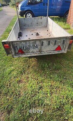 Twin Axle Trailer Galvanised 750kg UNBRAKED 48 x 77