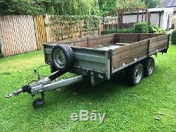 Twin Axle Trailer. Wessex. 10x 6, 2750kg