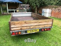 Twin Axle Trailer. Wessex. 10x 6, 2750kg