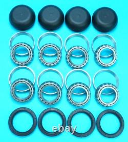 Twin Axle Trailer Wheel Bearing 18590 Hub Cap & Seals for Ifor Williams ALKO Hub