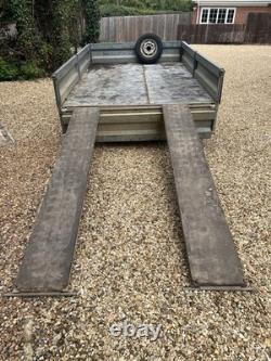 Twin Axle Trailer With Ramps And Legs. New Floor New Tyres New Jockey Wheel