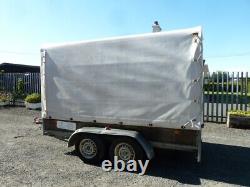 Twin Axle Trailer with Canvas Cover