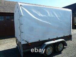 Twin Axle Trailer with Canvas Cover