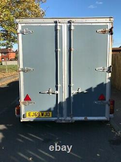 Twin Axle box trailer manufactured by Armitage Trailers of Ferrybridge