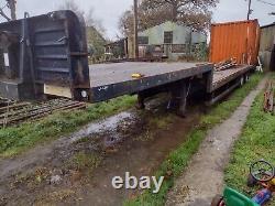 Twin Axle flatbed trailer