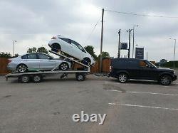Twin (Double) car transporter trailer Tripple Axle @swap for box trailer and £ @