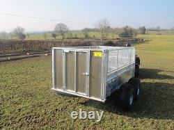 Twin axle ATV trailer. 7x4 sheep trailer. Use with Honda Kawasaki Suzuki