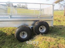 Twin axle ATV trailer. 7x4 sheep trailer. Use with Honda Kawasaki Suzuki