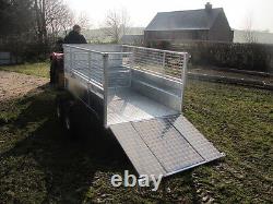 Twin axle ATV trailer. 7x4 sheep trailer. Use with Honda Kawasaki Suzuki