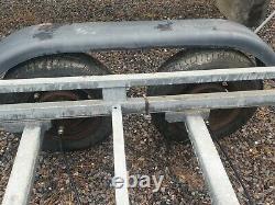 Twin axle Boat bunked trailer