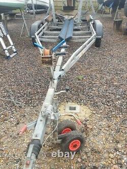 Twin axle Boat bunked trailer