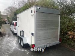 Twin axle Box 5m Trailer Roller Door Mobile Workshop Motor Sport Garage Storage