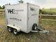 Twin Axle Box Trailer With Ramp. Motorcycle Quad Trailer