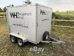 Twin axle Box Trailer With Ramp. Motorcycle Quad Trailer