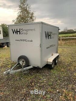 Twin axle Box Trailer With Ramp. Motorcycle Quad Trailer